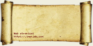 Jesenka Perović vizit kartica